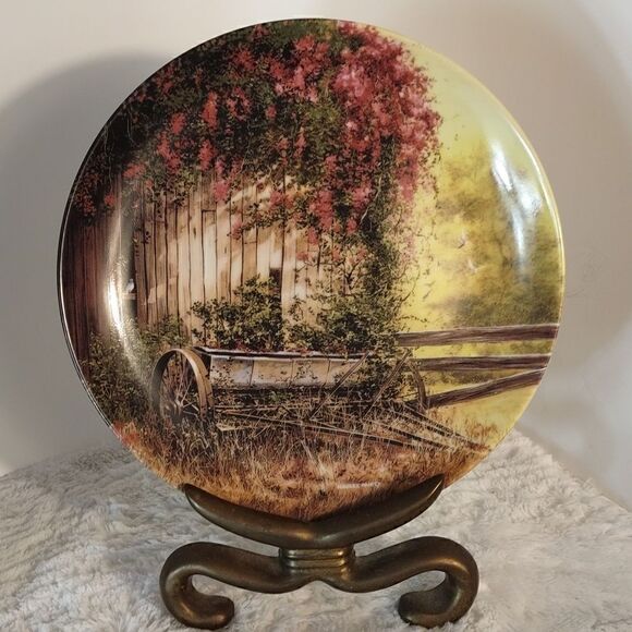 Maurice Harvey "The Vintage Seed Planter" Collector Plate - Picture 5 of 5